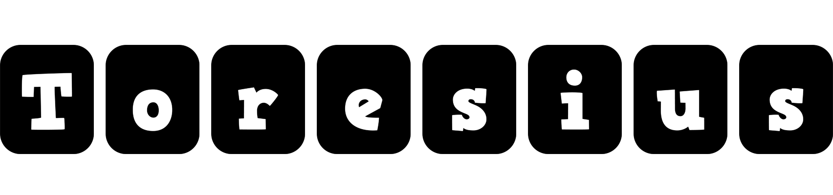 Toresius box logo