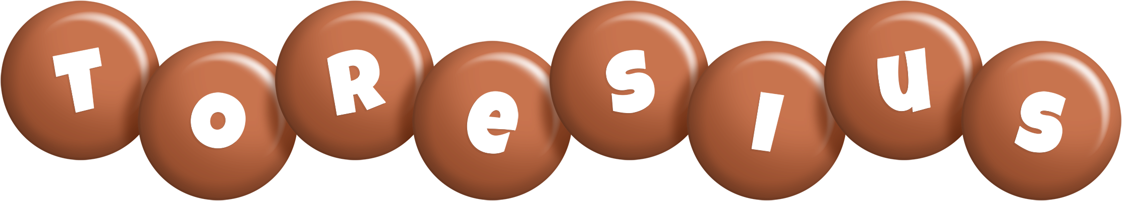 Toresius candy-brown logo
