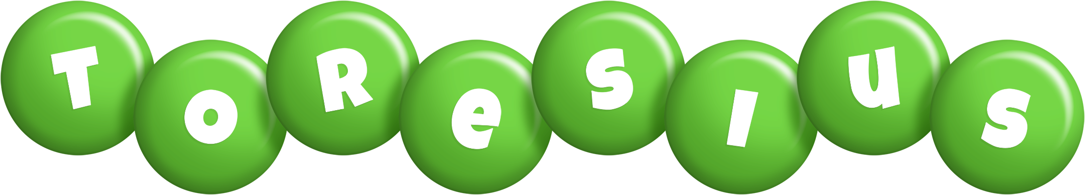 Toresius candy-green logo
