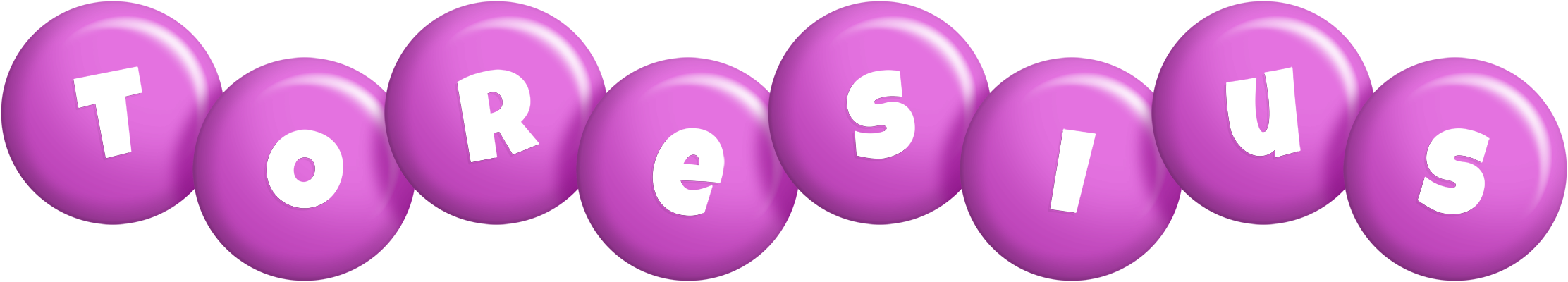 Toresius candy-purple logo