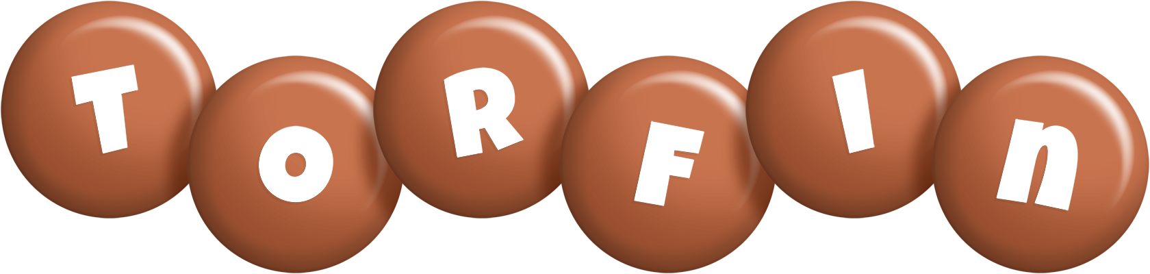 Torfin candy-brown logo