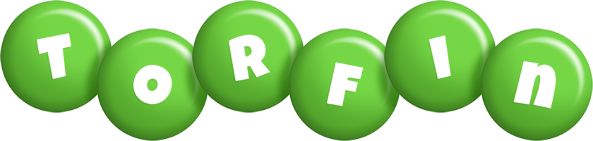 Torfin candy-green logo