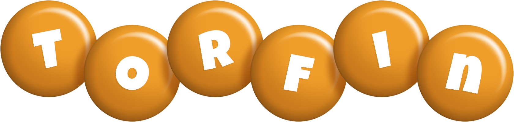 Torfin candy-orange logo