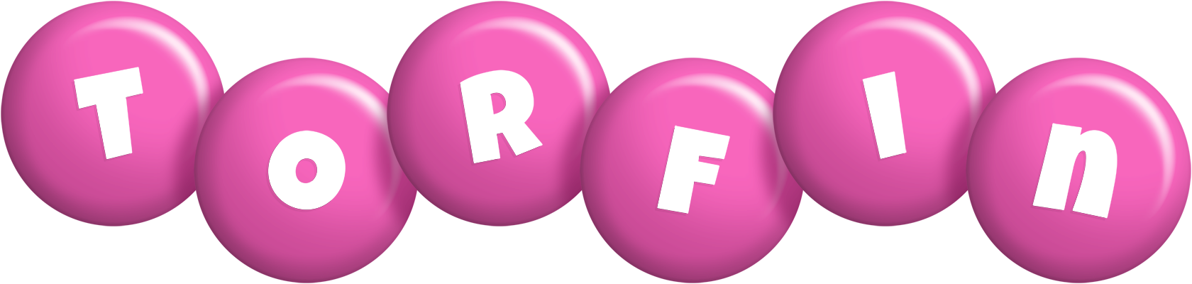 Torfin candy-pink logo
