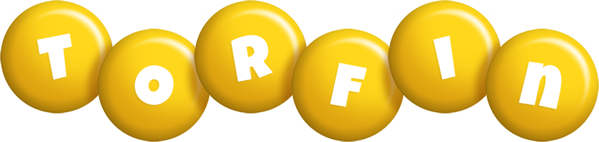 Torfin candy-yellow logo