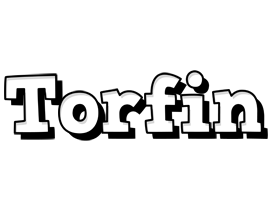 Torfin snowing logo