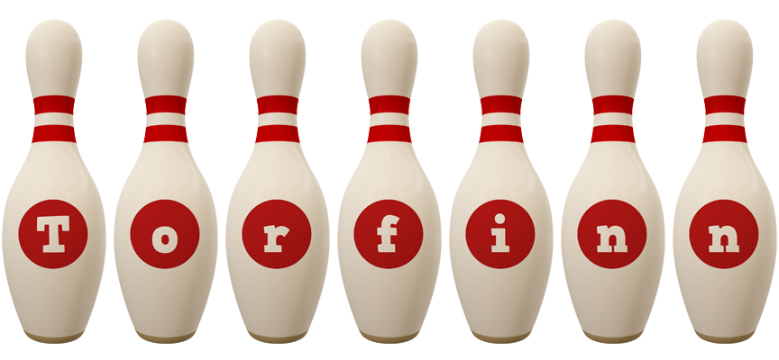 Torfinn bowling-pin logo