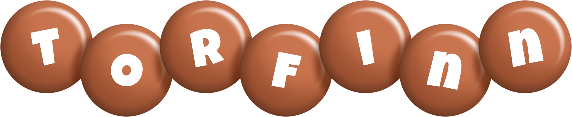 Torfinn candy-brown logo