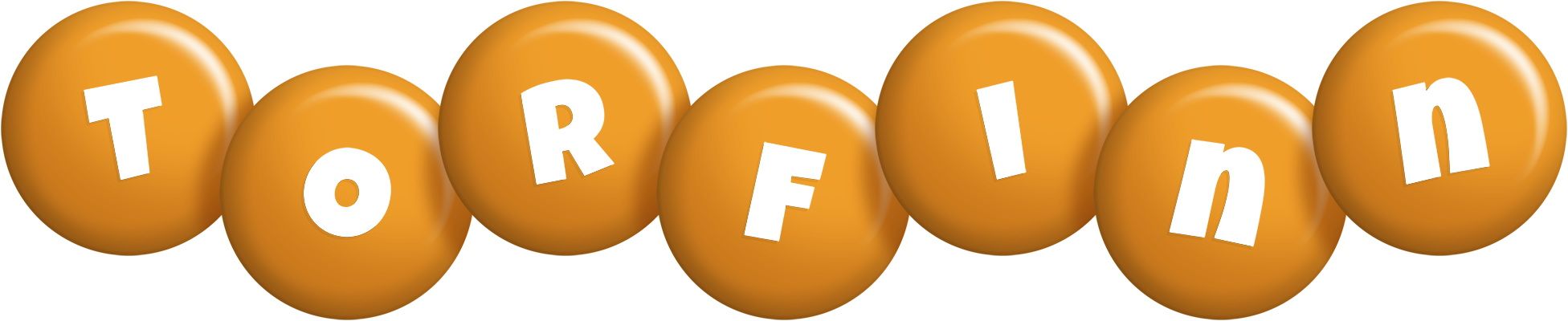 Torfinn candy-orange logo