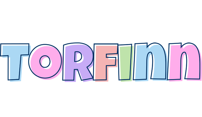 Torfinn pastel logo