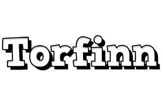 Torfinn snowing logo