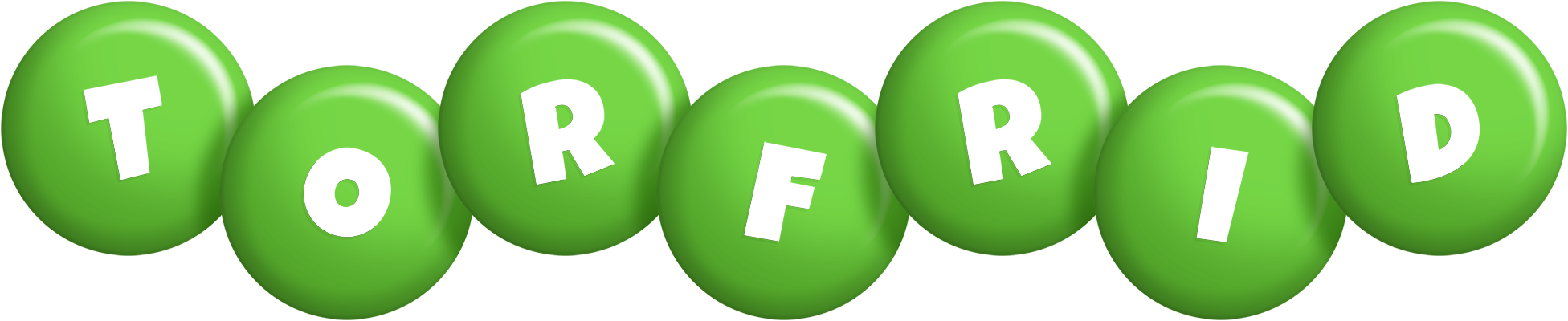 Torfrid candy-green logo