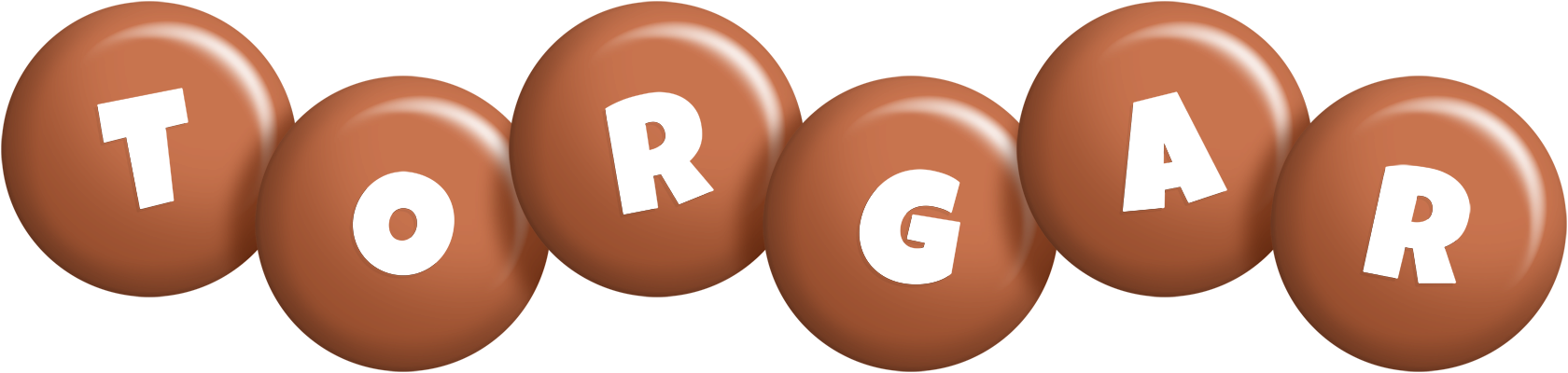 Torgar candy-brown logo