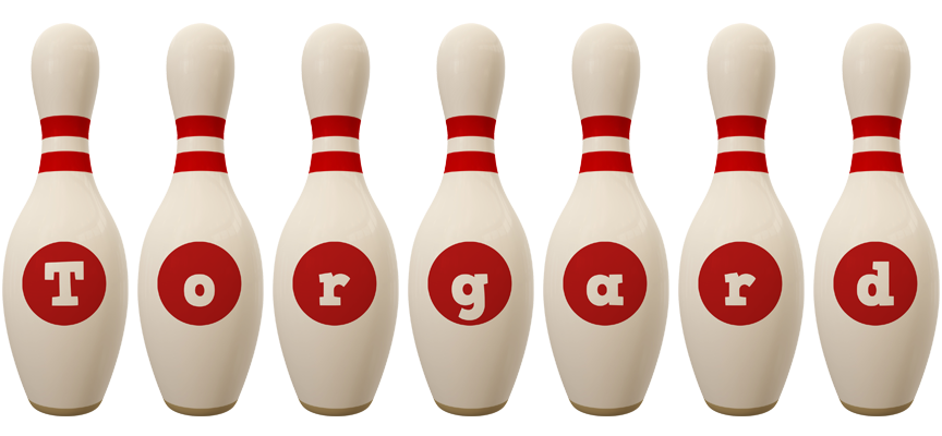 Torgard bowling-pin logo