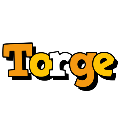 Torge cartoon logo