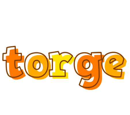 Torge desert logo
