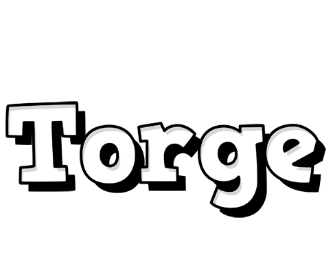 Torge snowing logo