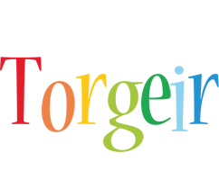 Torgeir birthday logo