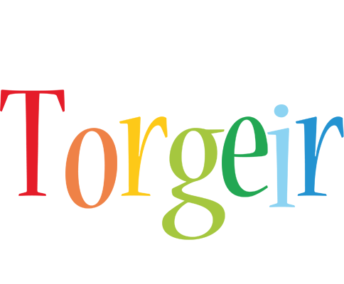 Torgeir birthday logo