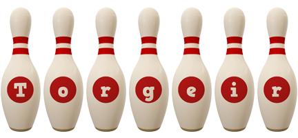 Torgeir bowling-pin logo