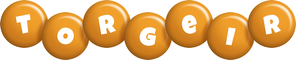Torgeir candy-orange logo