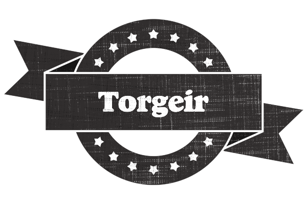 Torgeir grunge logo