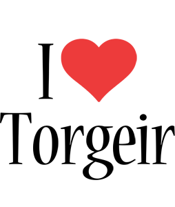 Torgeir i-love logo