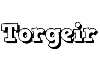 Torgeir snowing logo