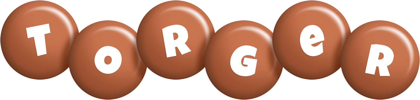 Torger candy-brown logo