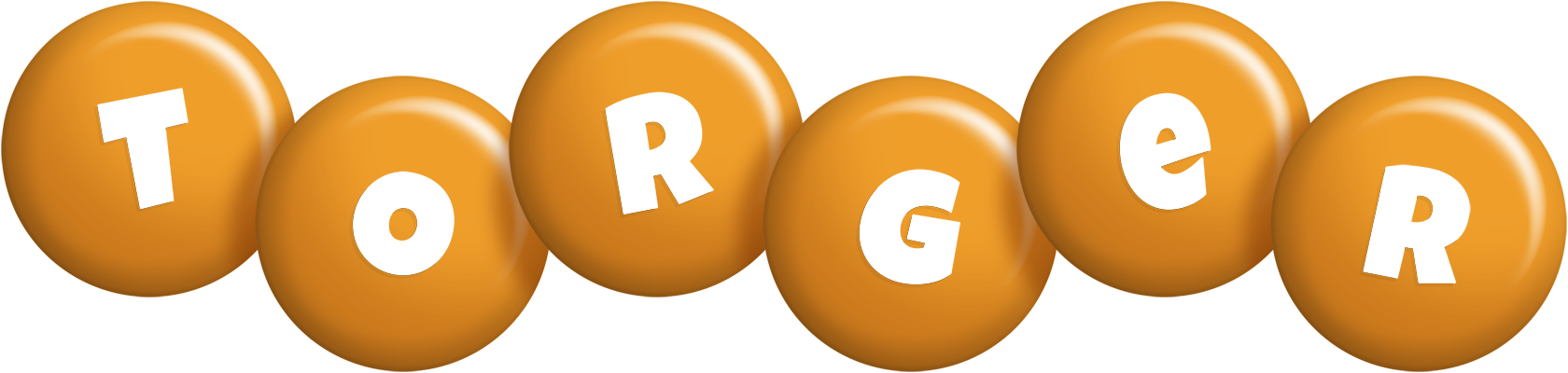Torger candy-orange logo
