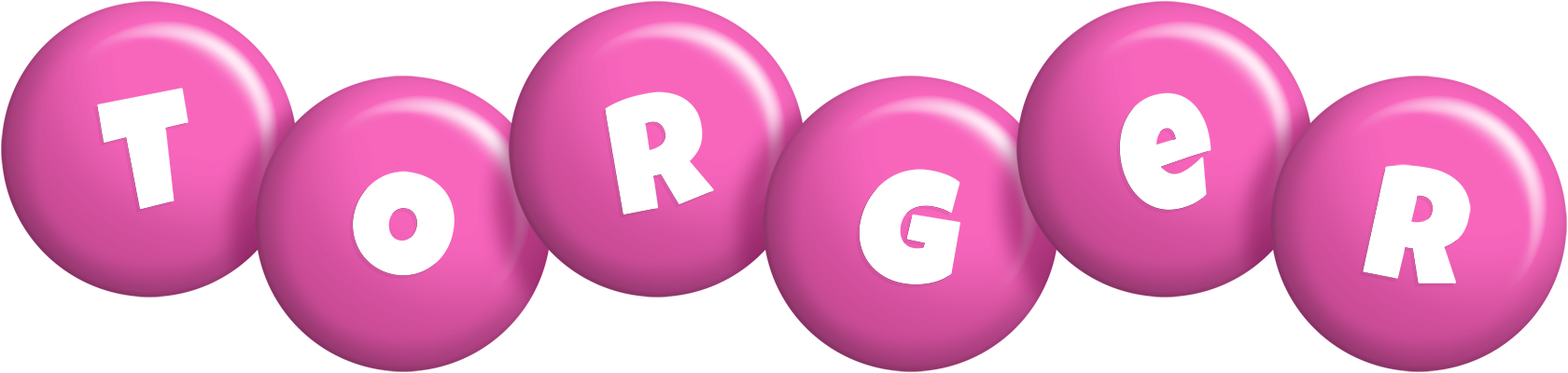 Torger candy-pink logo