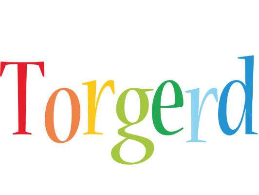 Torgerd birthday logo