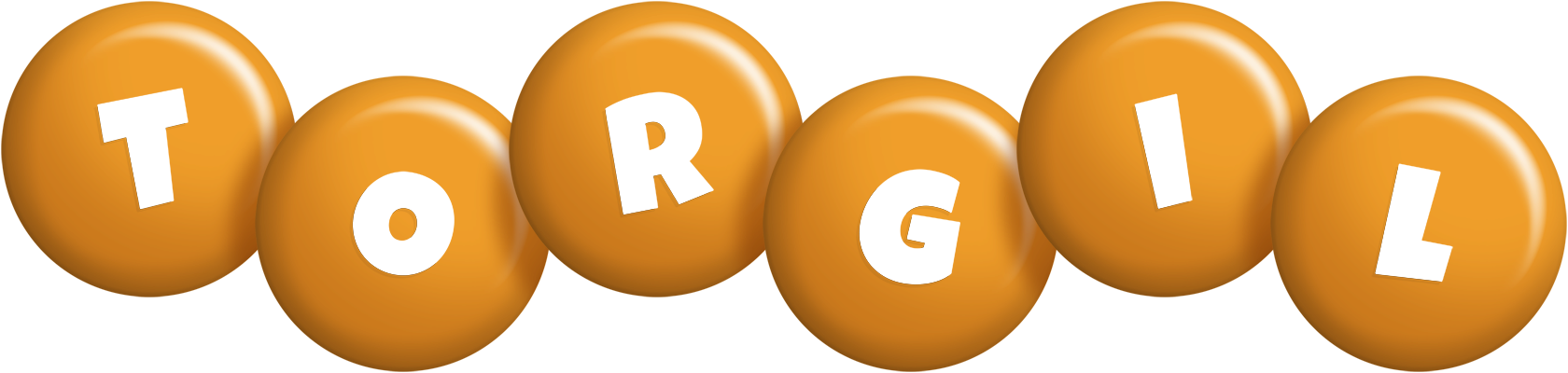 Torgil candy-orange logo