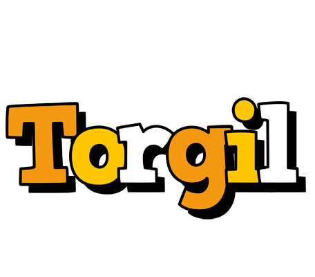 Torgil cartoon logo