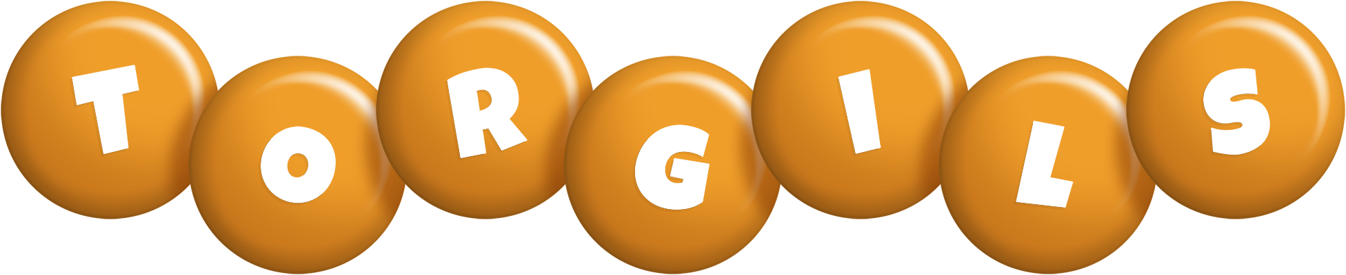Torgils candy-orange logo