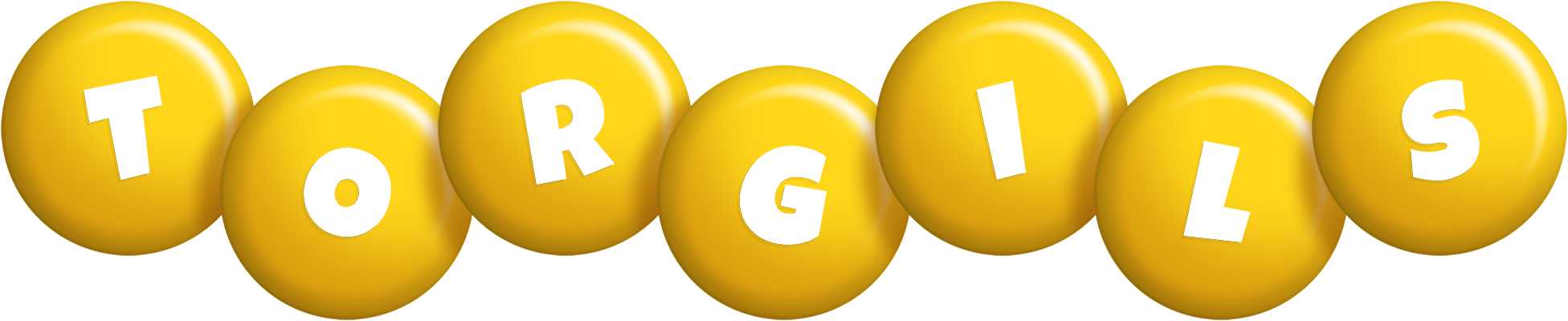 Torgils candy-yellow logo