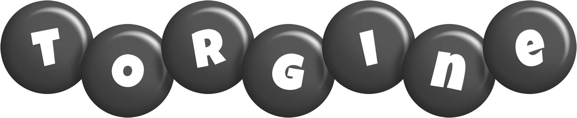 Torgine candy-black logo