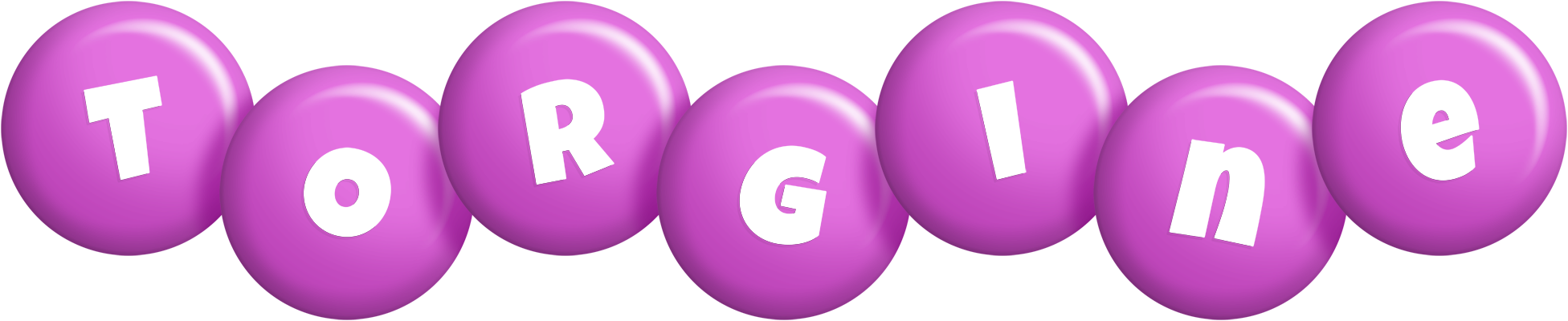 Torgine candy-purple logo