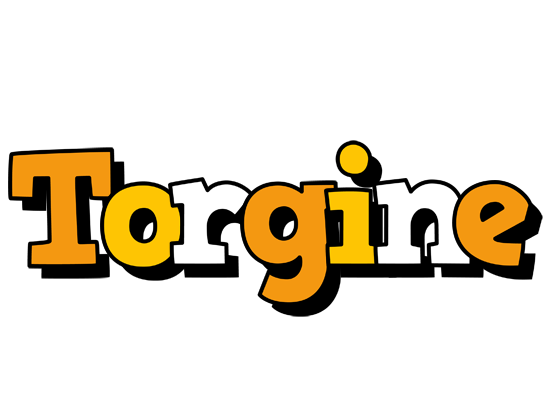 Torgine cartoon logo