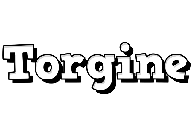 Torgine snowing logo