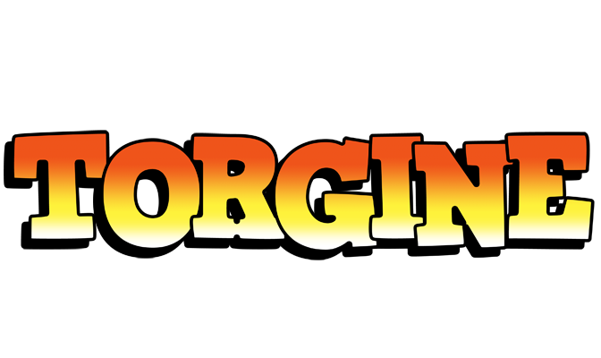 Torgine sunset logo
