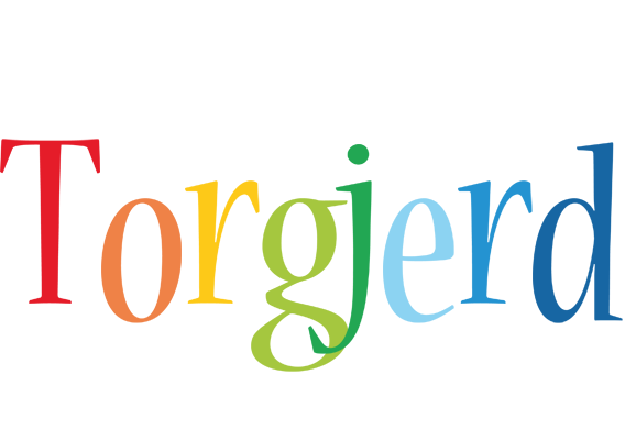 Torgjerd birthday logo