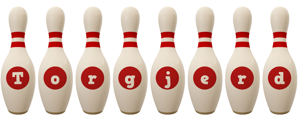 Torgjerd bowling-pin logo
