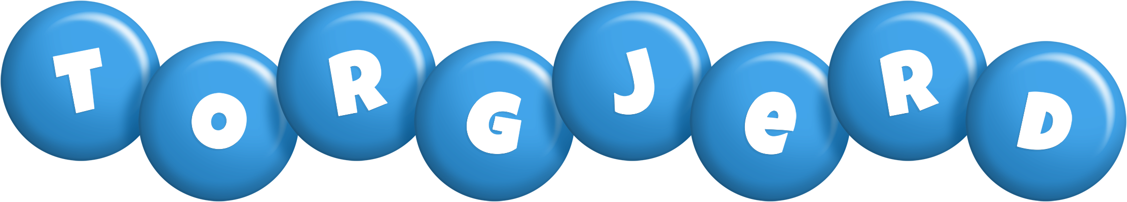Torgjerd candy-blue logo