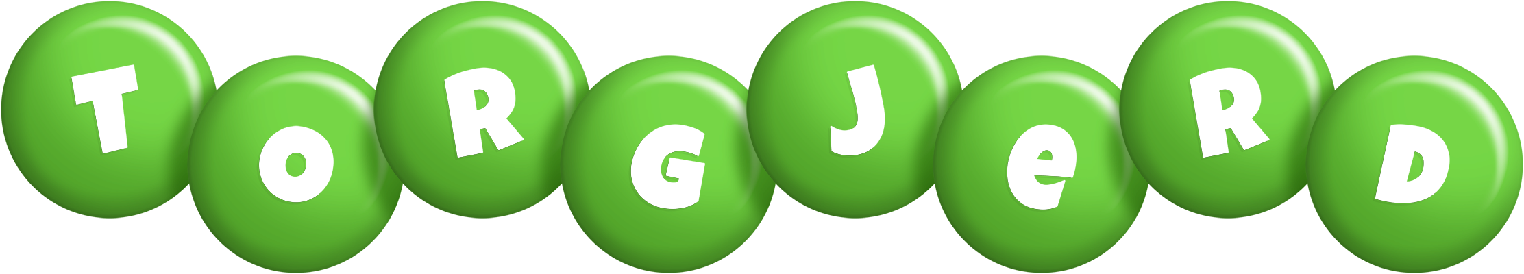 Torgjerd candy-green logo