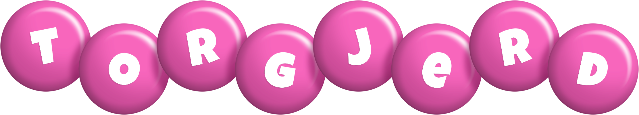 Torgjerd candy-pink logo