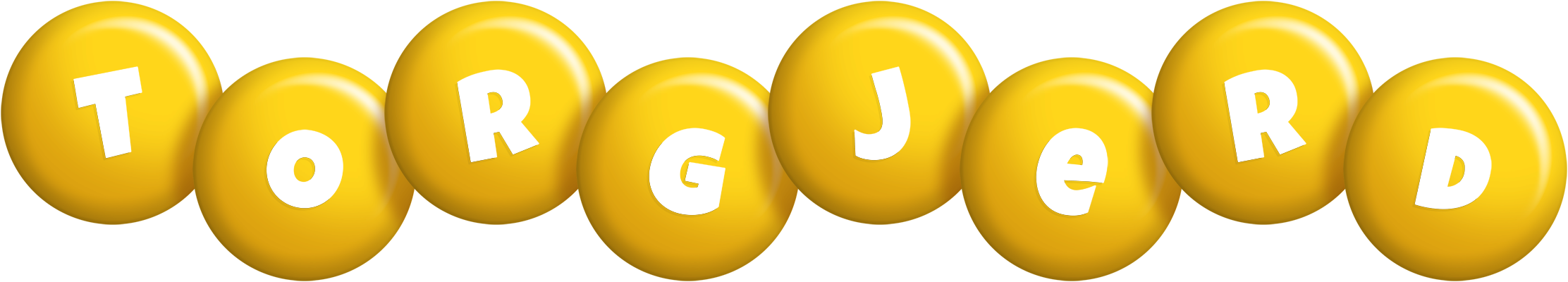 Torgjerd candy-yellow logo