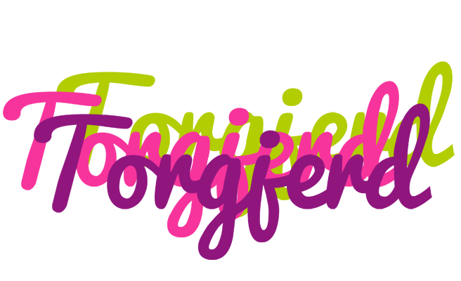 Torgjerd flowers logo
