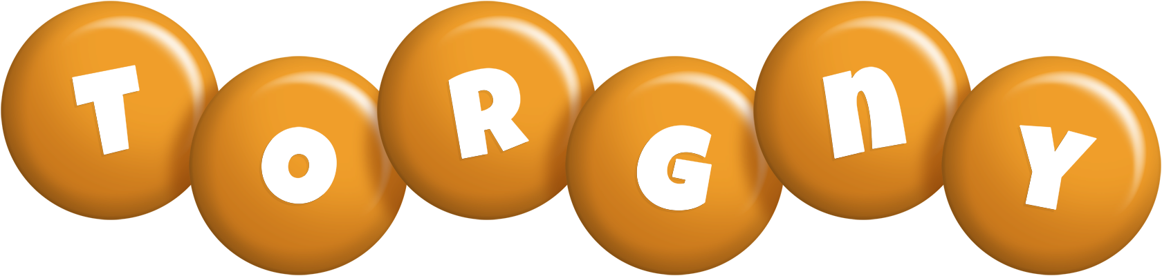 Torgny candy-orange logo