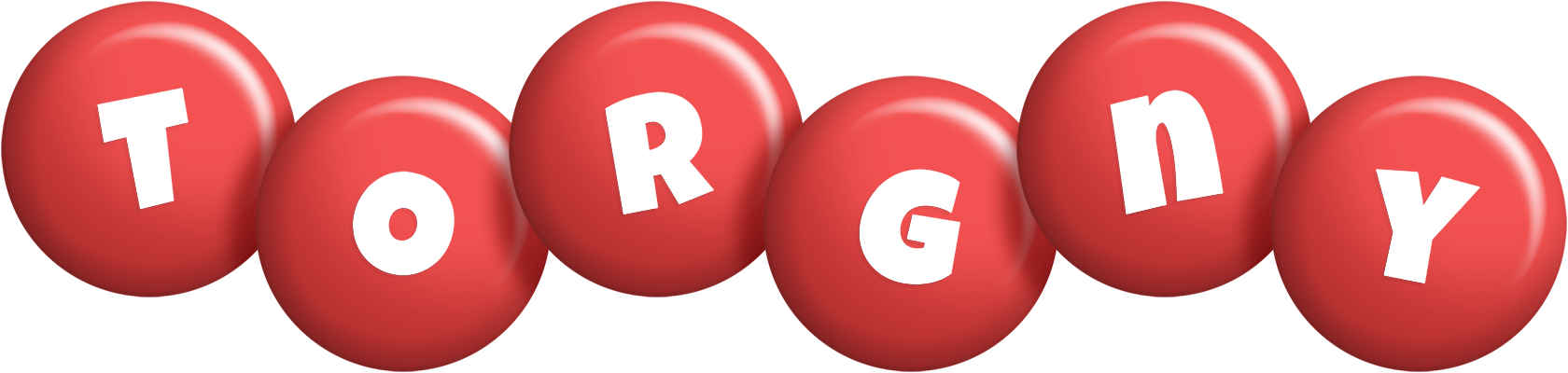 Torgny candy-red logo